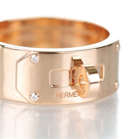 hermes diamond kelly ring.